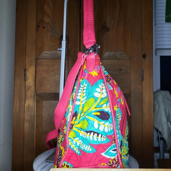 Vera Bradley Floral Pink Shoulder Bag - Picture 10 of 17